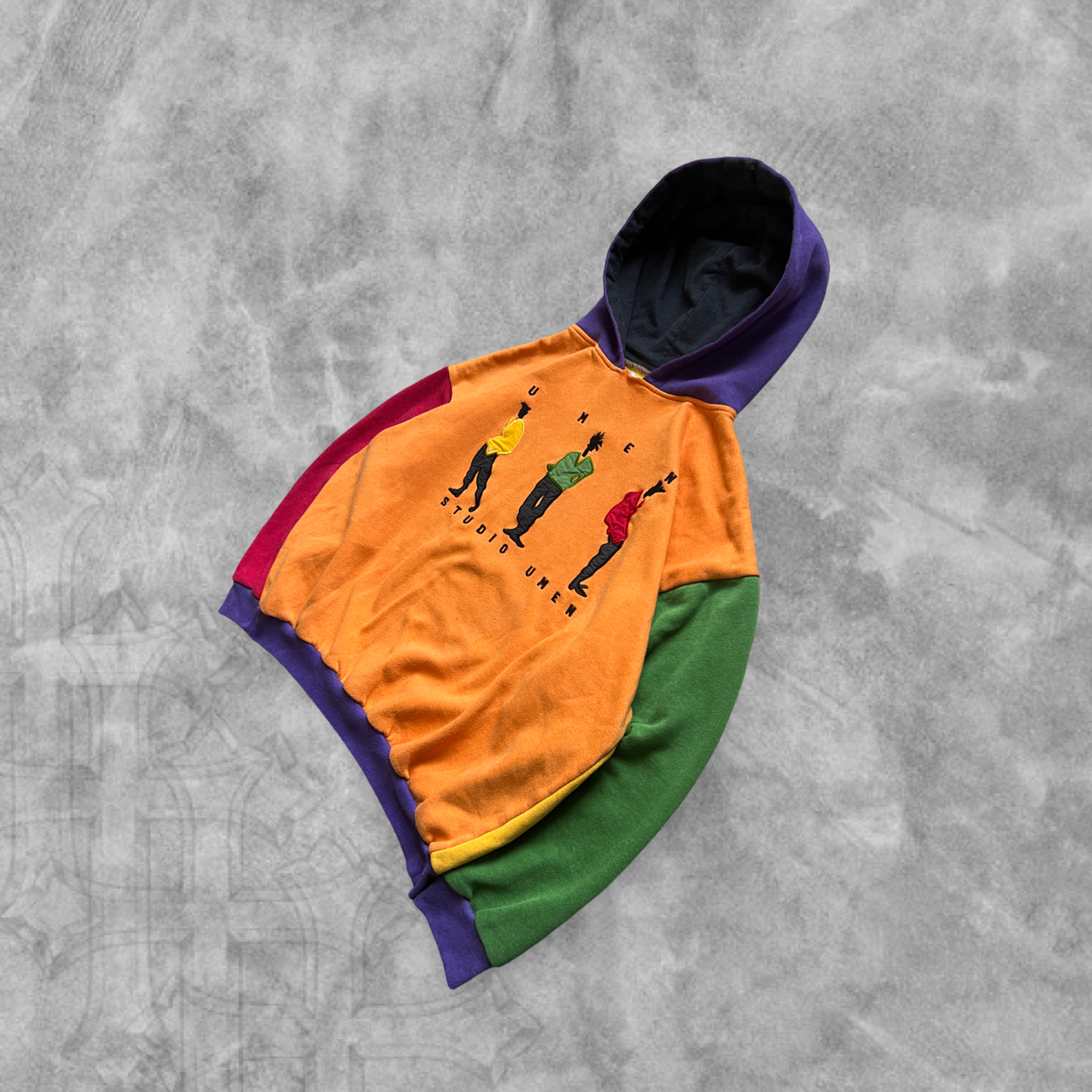 Multicolored Studio Umen Hoodie 1990s (XL)
