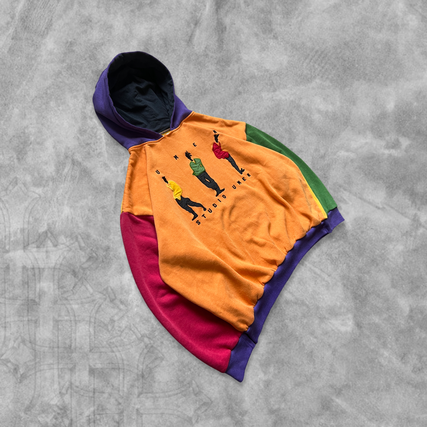 Multicolored Studio Umen Hoodie 1990s (XL)
