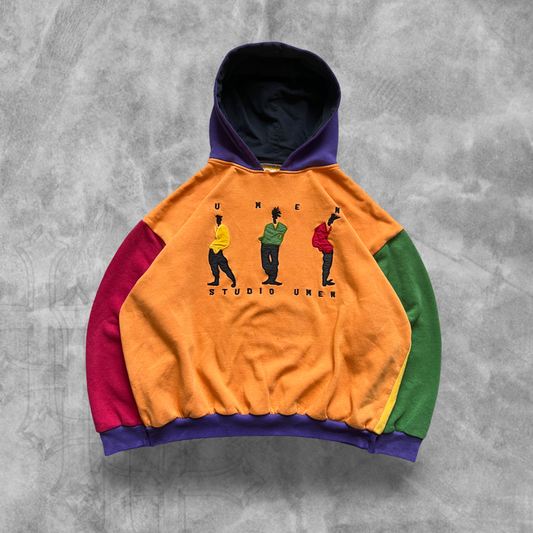 Multicolored Studio Umen Hoodie 1990s (XL)