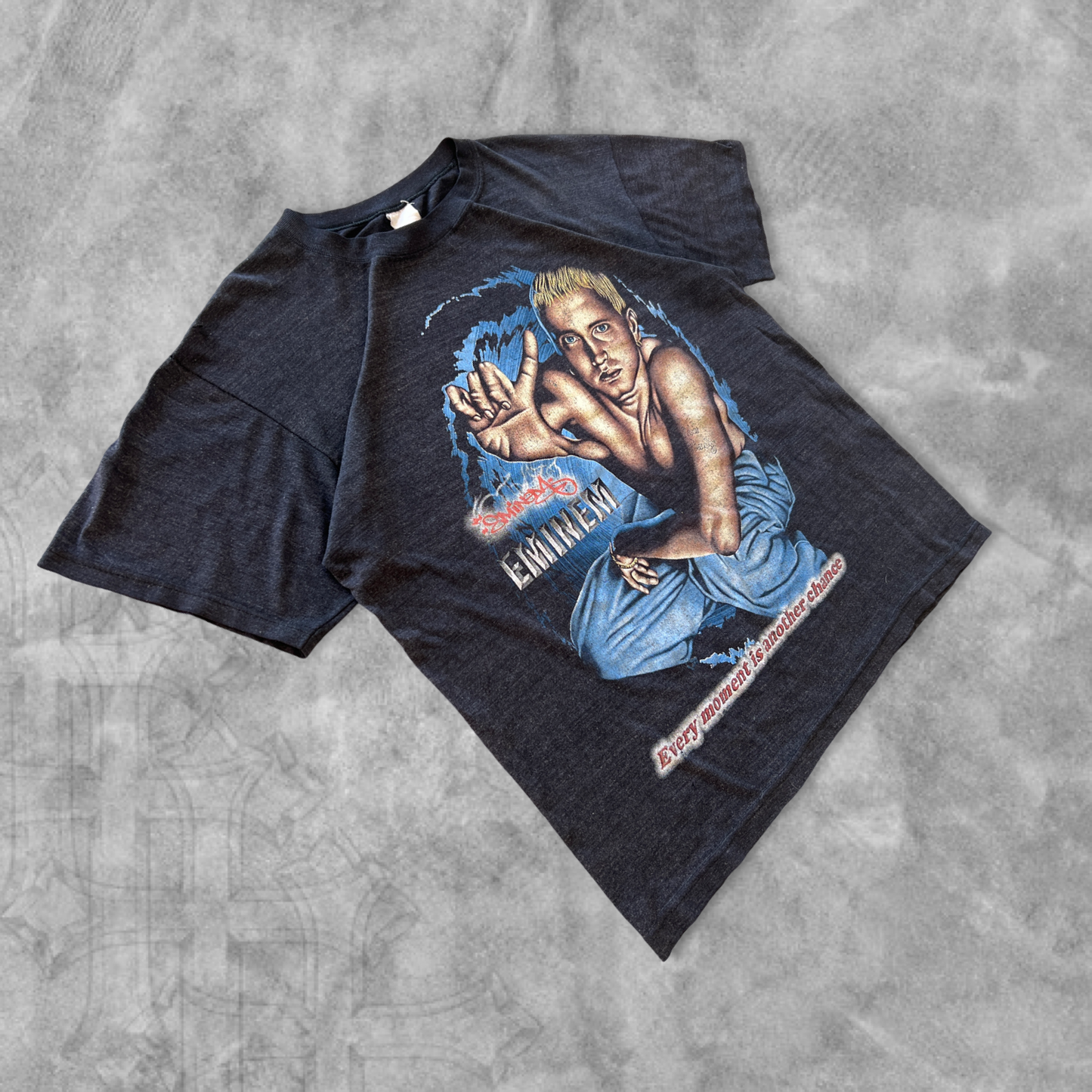 Faded Pebble Gray 8 Mile Eminem Shirt 2002 (L)