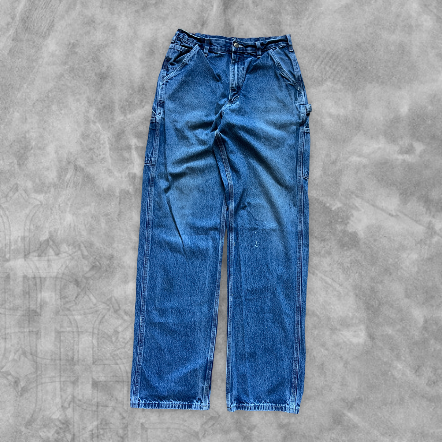 Faded Denim Carhartt Carpenter Pants 2000s (32x35)