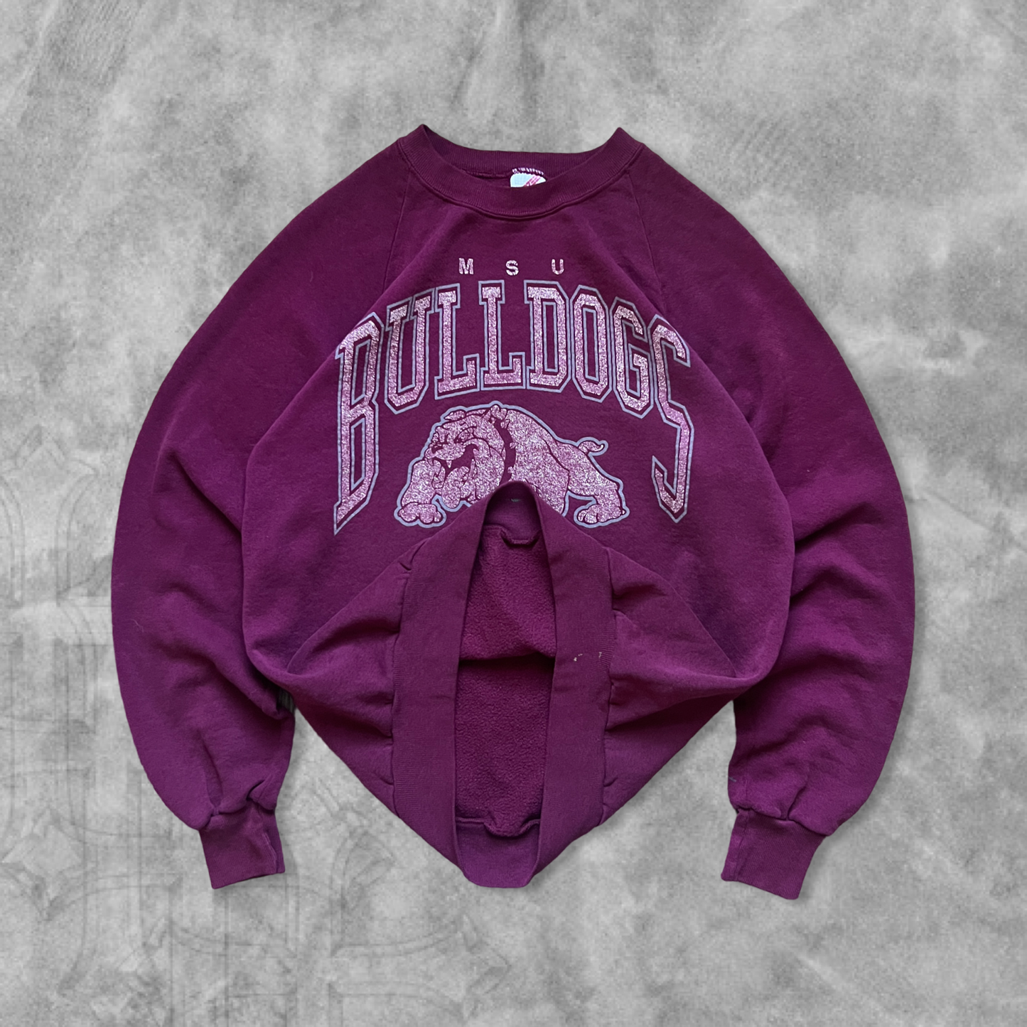 Faded Plum Mississippi State University Sweatshirt 1990s (S)