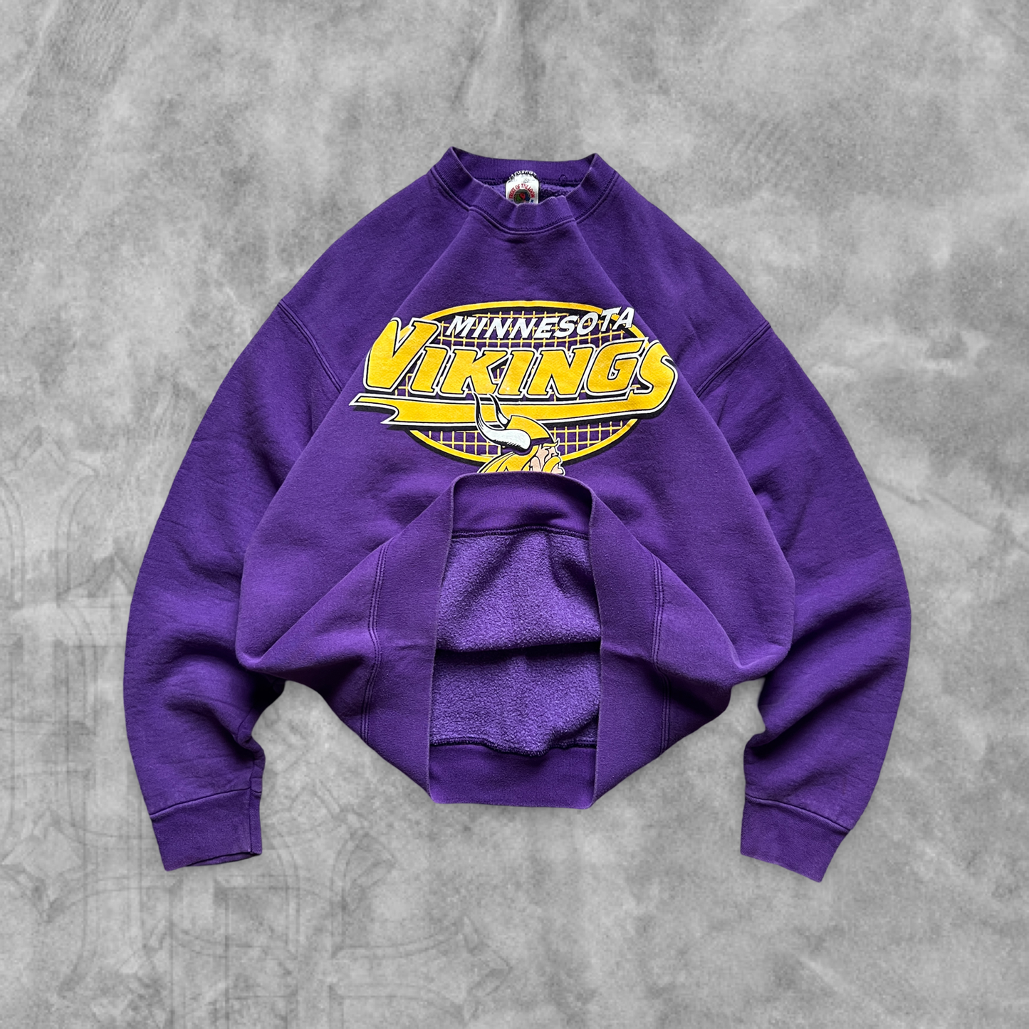 Purple Minnesota Vikings Sweatshirt 1990s (L)