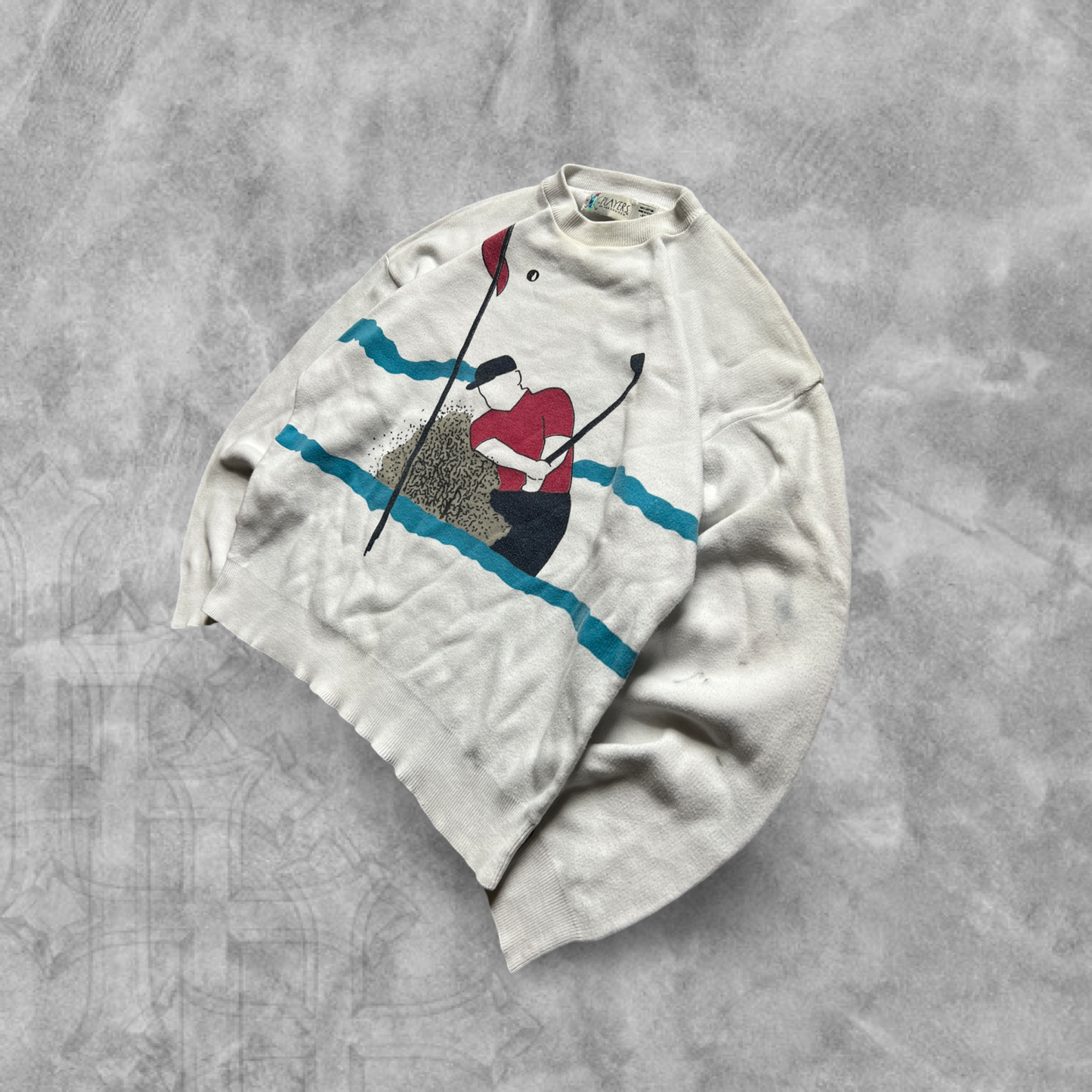 White Players Golf Sweatshirt 1990s (M)