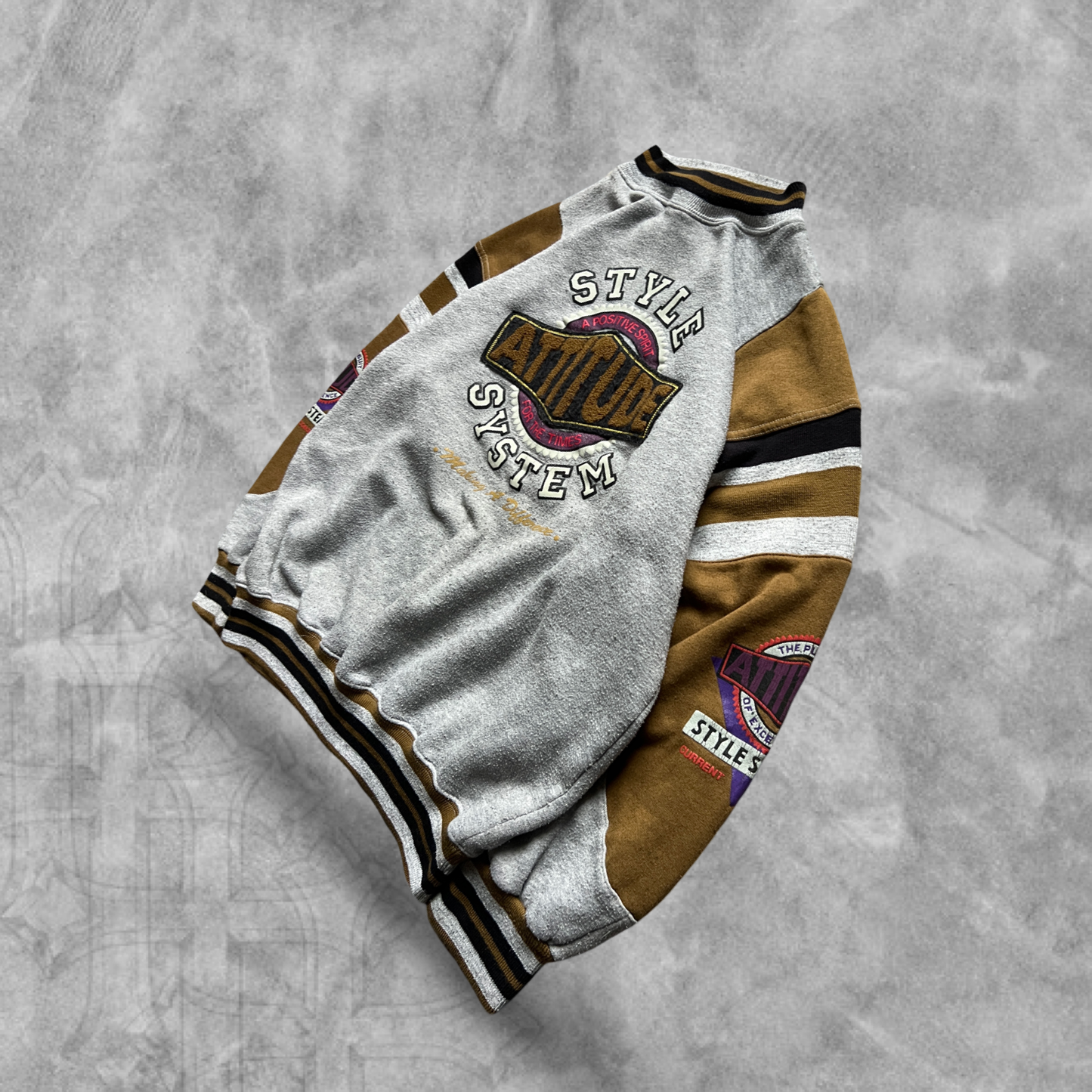 Gray Style System Sweatshirt 1990s (M)