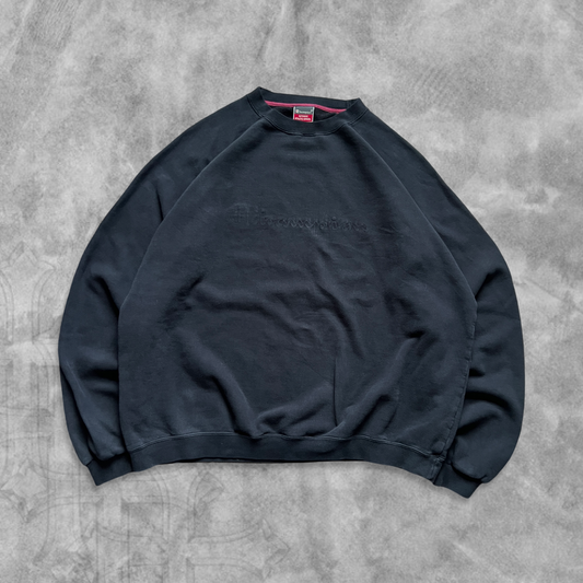 Ebony Black Champion Sweatshirt 1990s (XL)