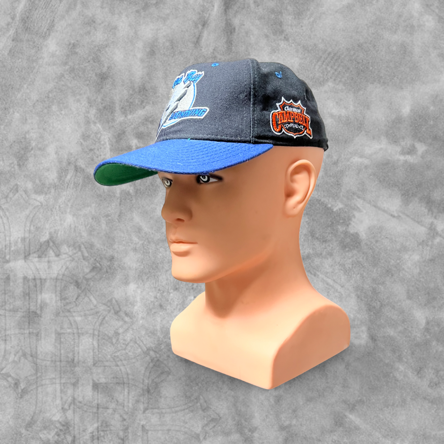 Black Tampa Bay Lighting Fitted Hat 1990s