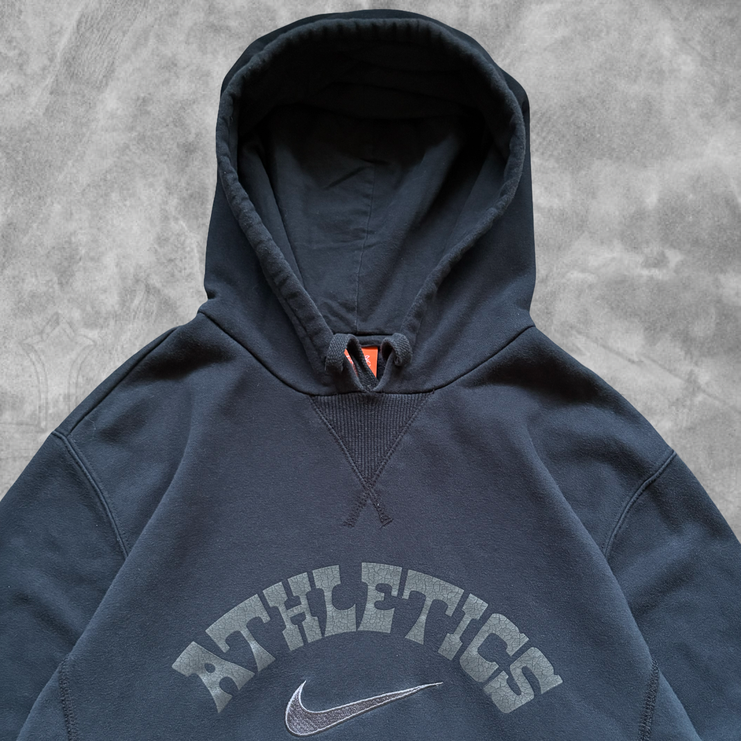 Black Nike Athletics Hoodie 2000s (L)