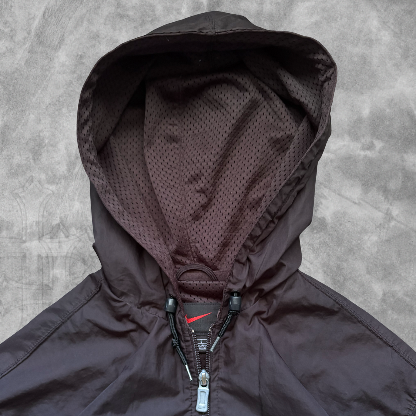 Black Nike Zip Up Jacket 1990s (L)