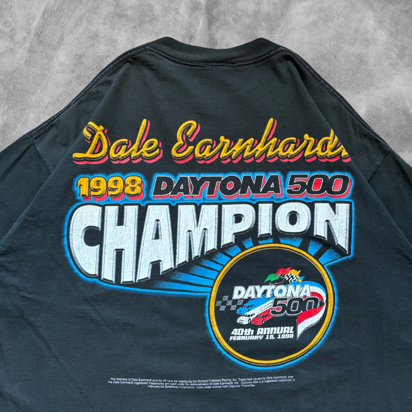 Black Dale Earnhardt Daytona 500 Shirt 1990s (XL)