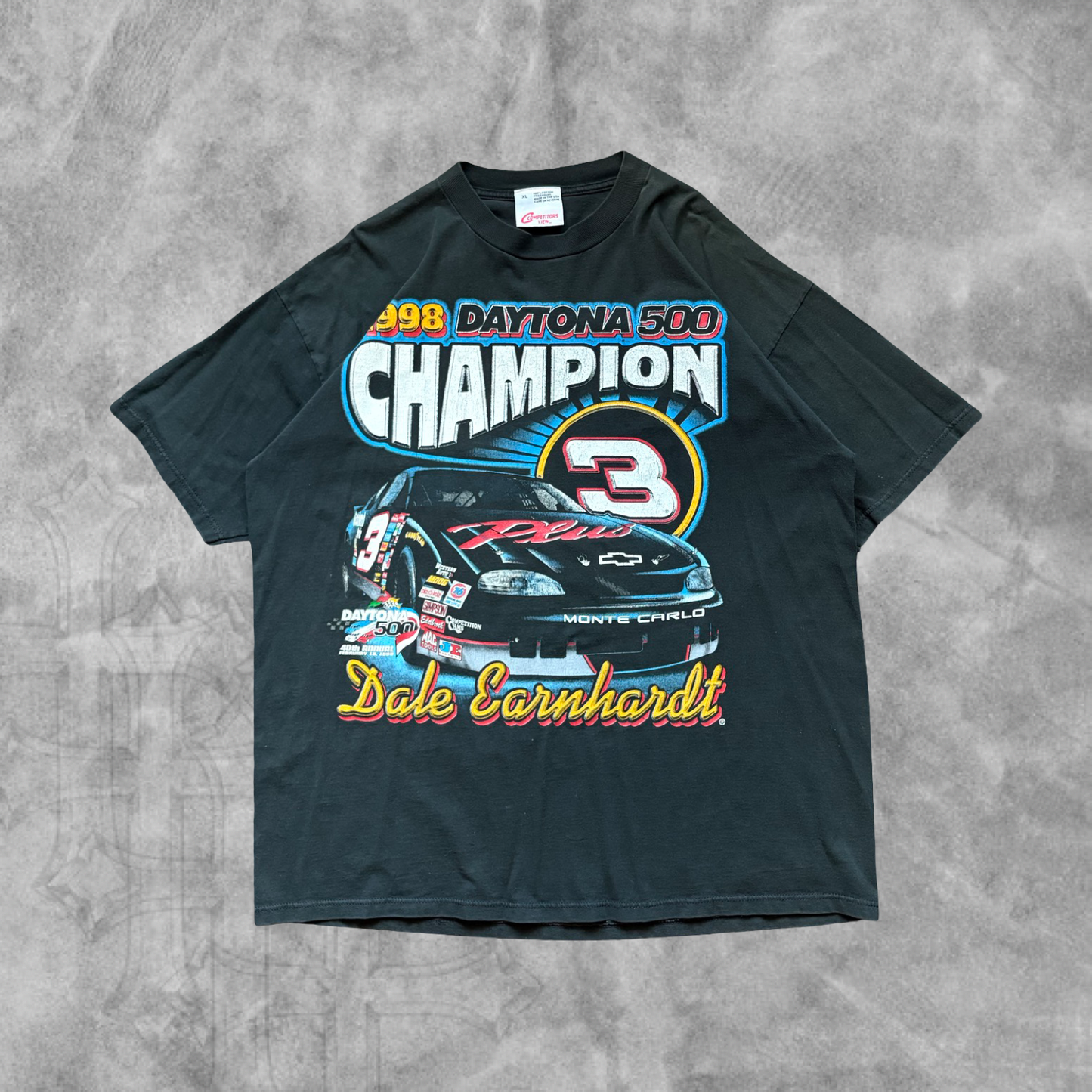Black Dale Earnhardt Daytona 500 Shirt 1990s (XL)