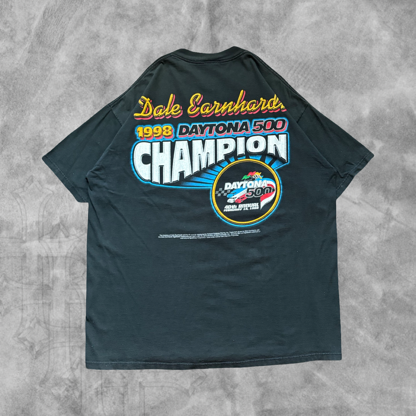 Black Dale Earnhardt Daytona 500 Shirt 1990s (XL)