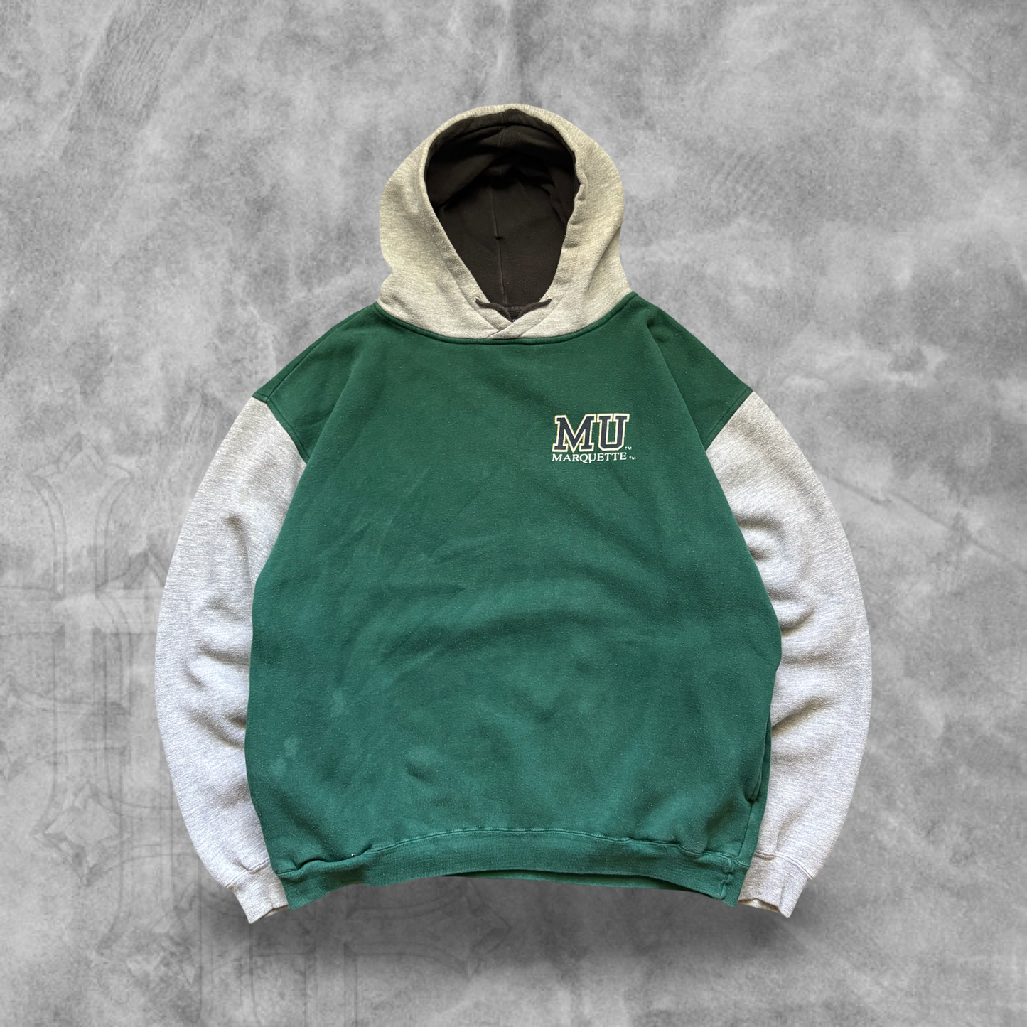 Green Marquette Hoodie 1990s (L)
