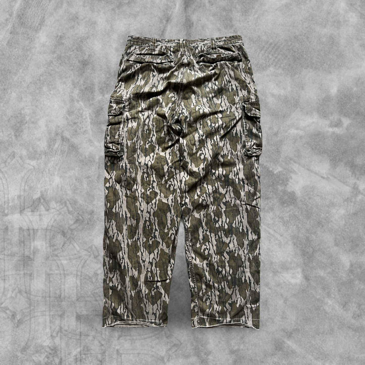 Woodland Camo Cargo Pants 1990s (38x34)