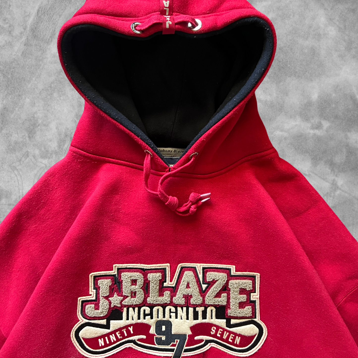 Red Johnny Blaze Hoodie 1990s (XXL)