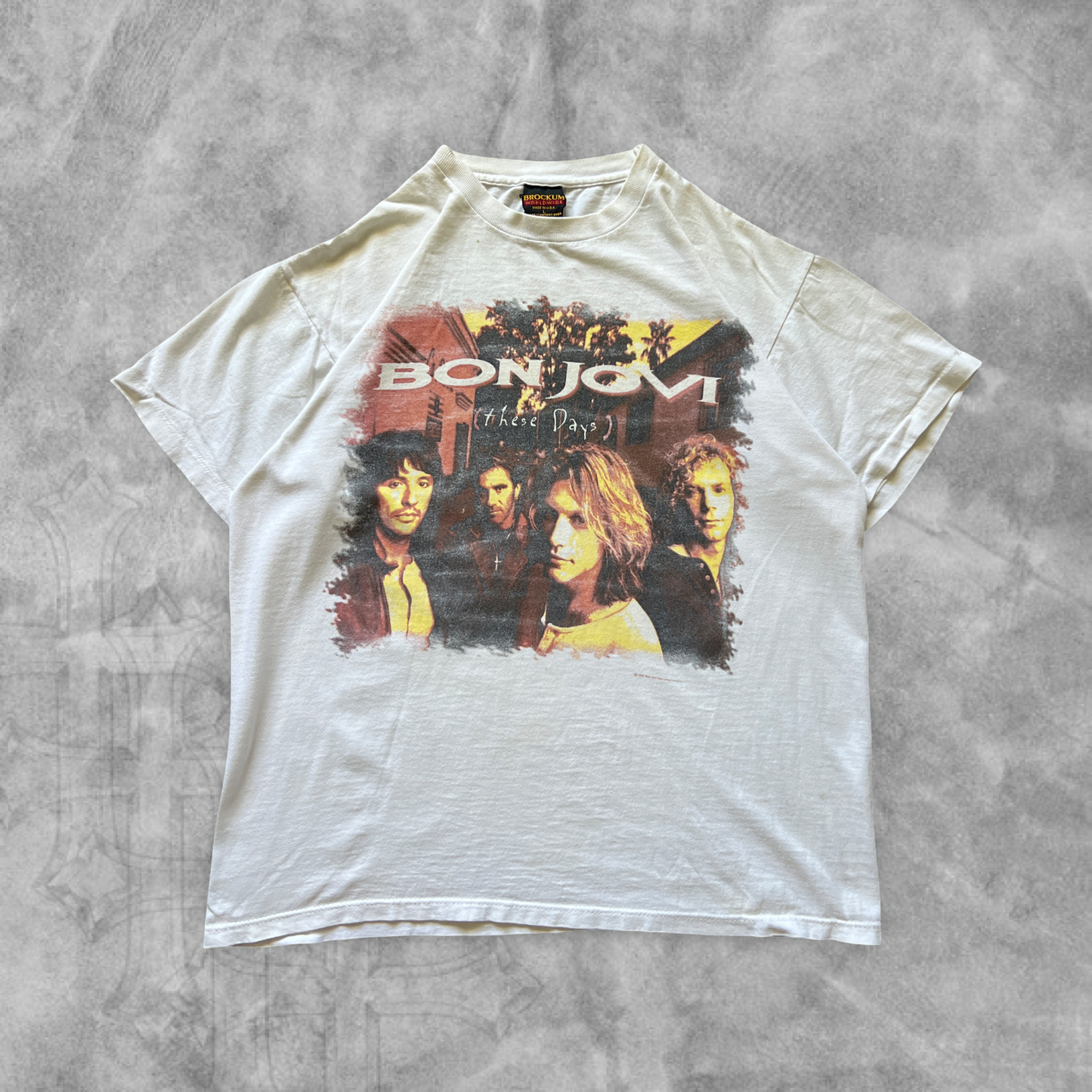 White Bon Jovi These Days Tour Shirt 1990s (L)