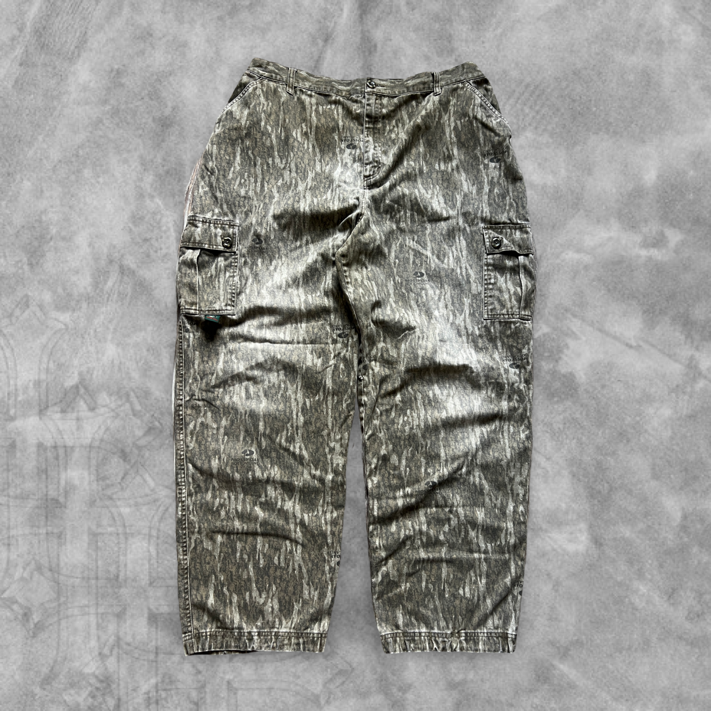 Faded Woodland Camo Pants 1990s (40x31)