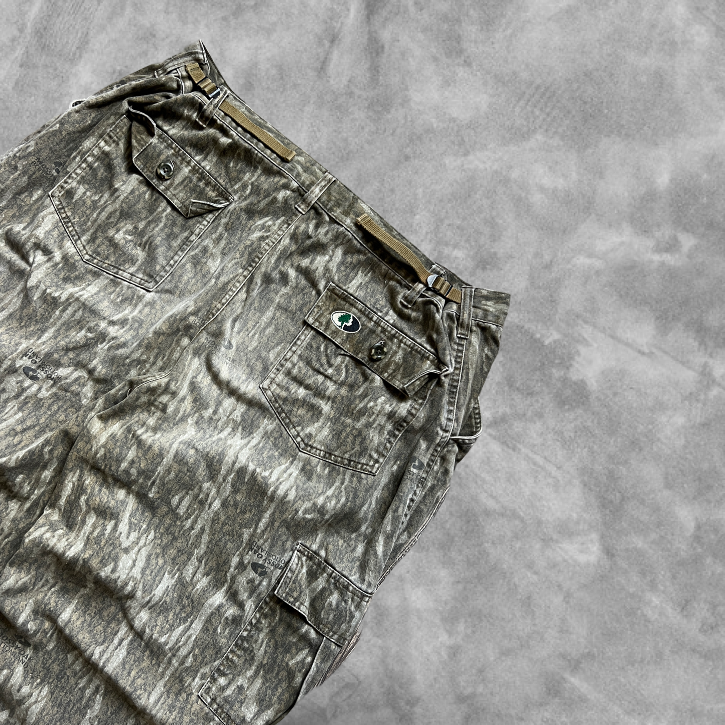 Faded Woodland Camo Pants 1990s (40x31)