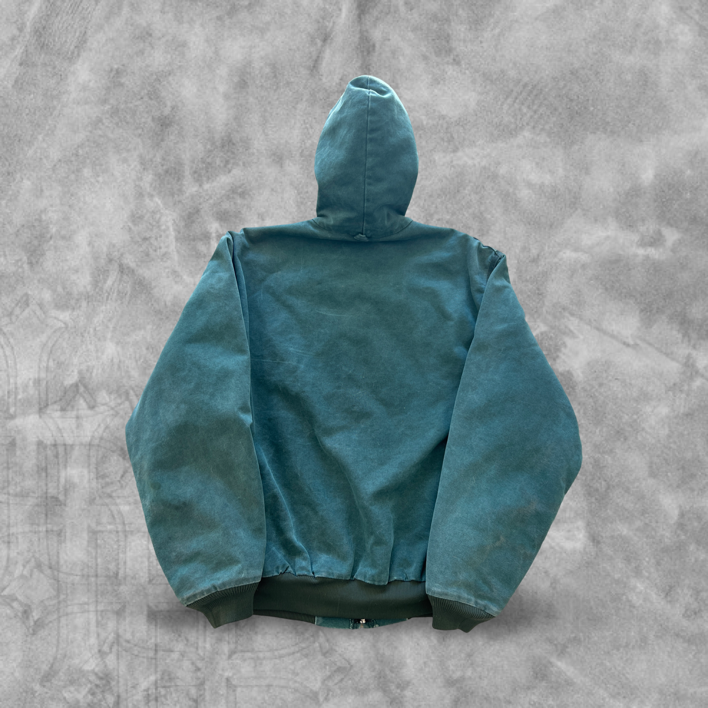 Hunter Green Carhartt Hooded Jacket 1990s (L)