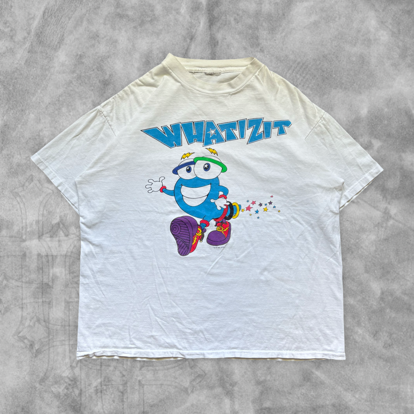 White Whatizit USA Olympics Shirt 1990’s (L)