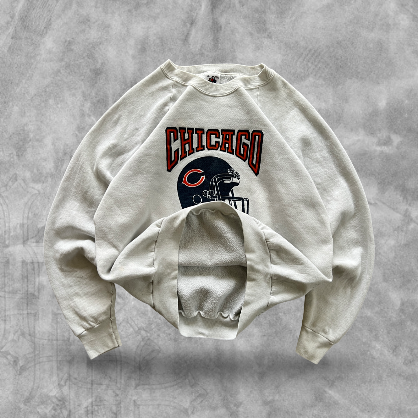 White Chicago Bears Sweatshirt 1990s (L)