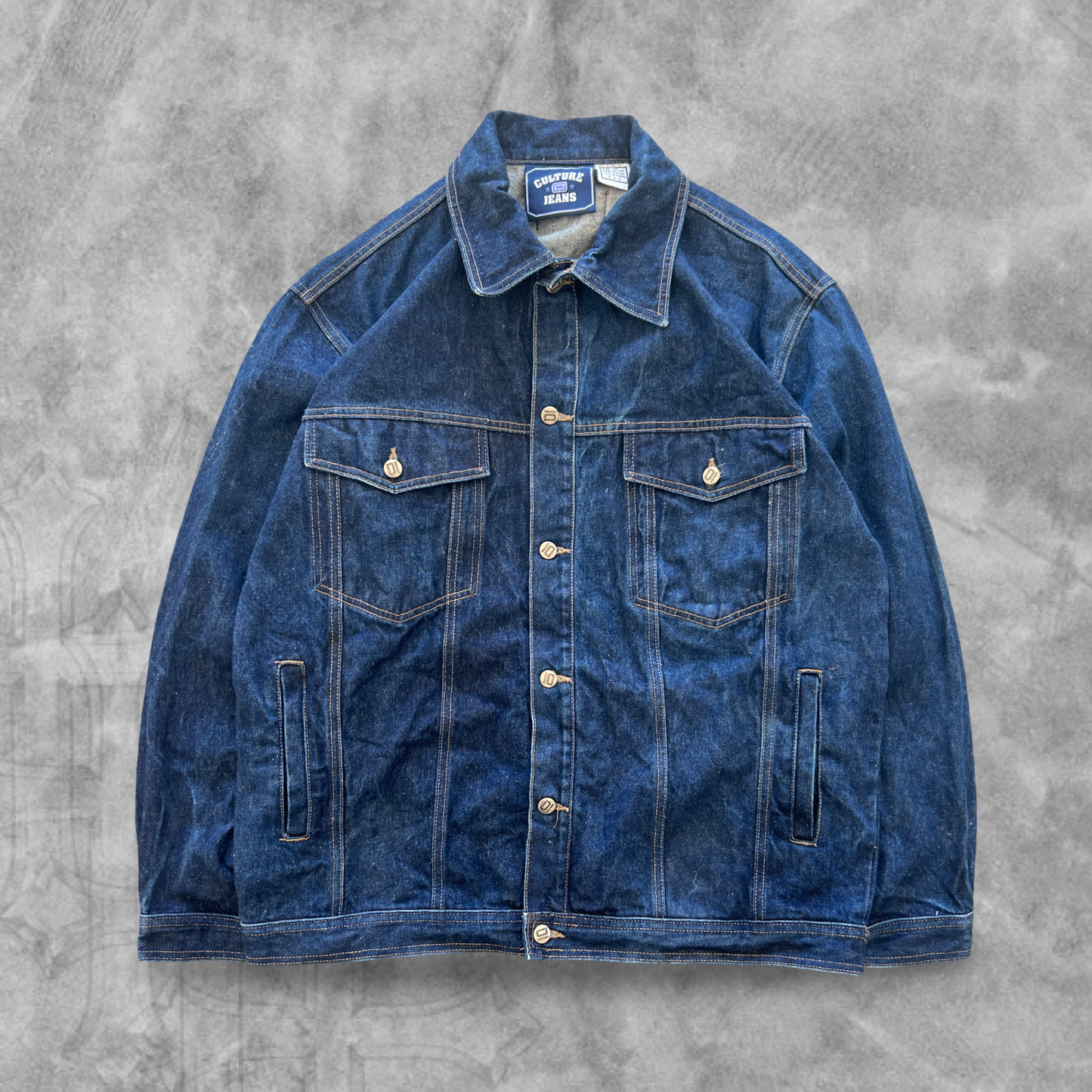 Denim Culture Jeans Embroidered Jacket 1990s (XL)