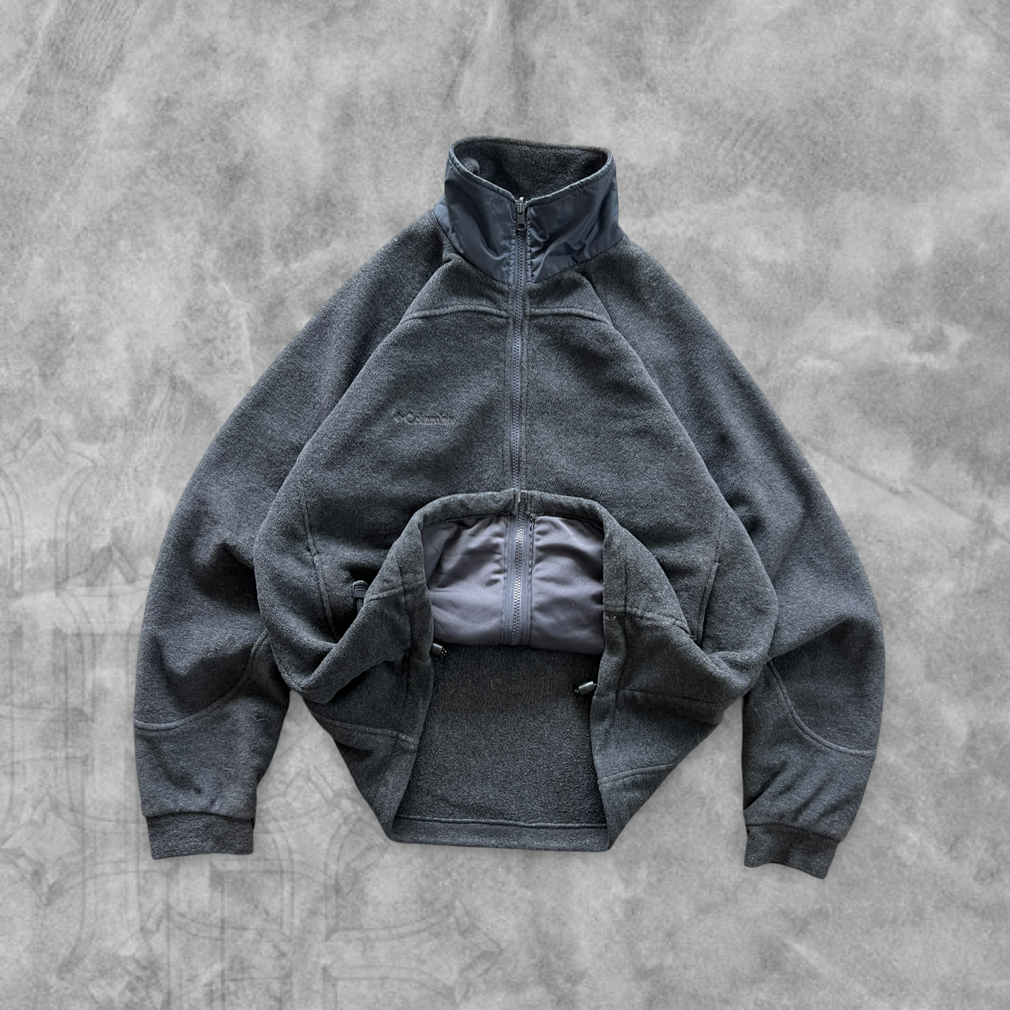 Charcoal Gray Columbia Jacket 1990s (M)
