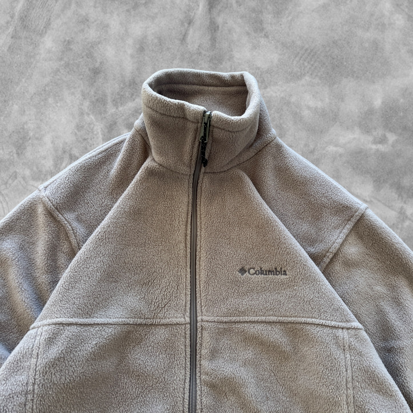 Cream Columbia Fleece Jacket 2000s (S)
