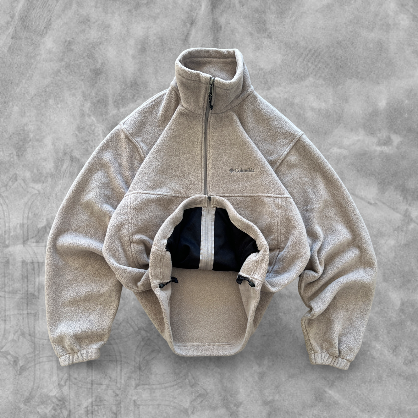 Cream Columbia Fleece Jacket 2000s (S)