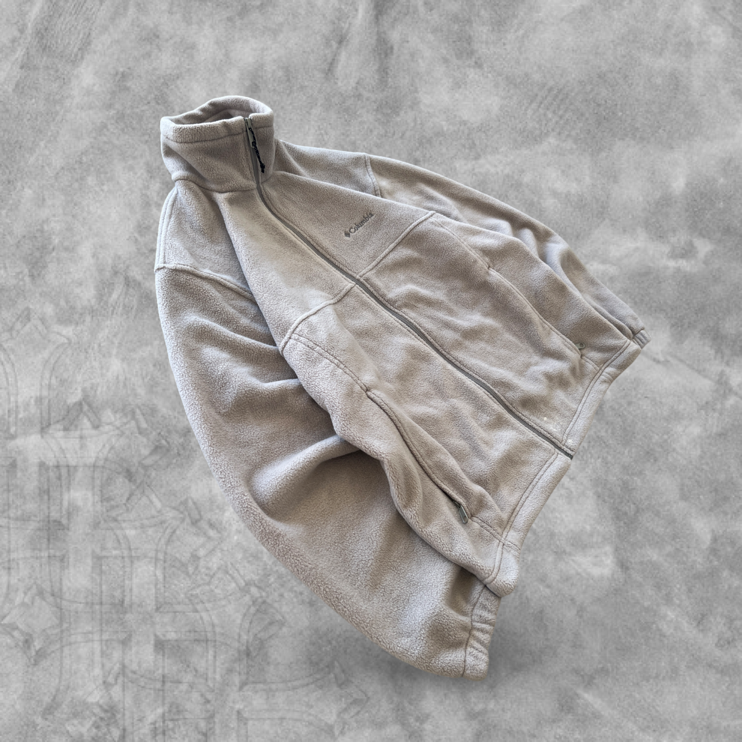 Cream Columbia Fleece Jacket 2000s (S)