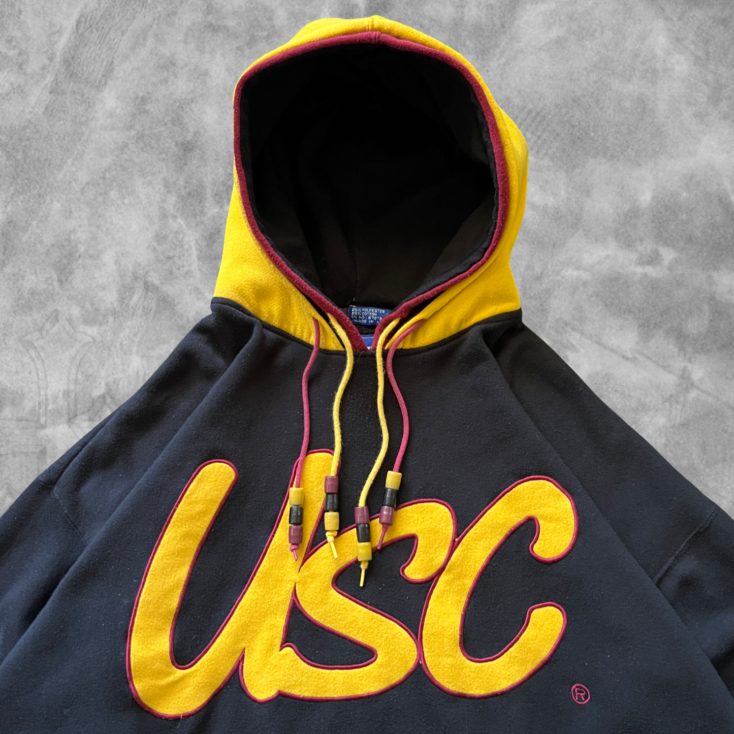 Black USC Starter Bead Hoodie 1990s (XL)