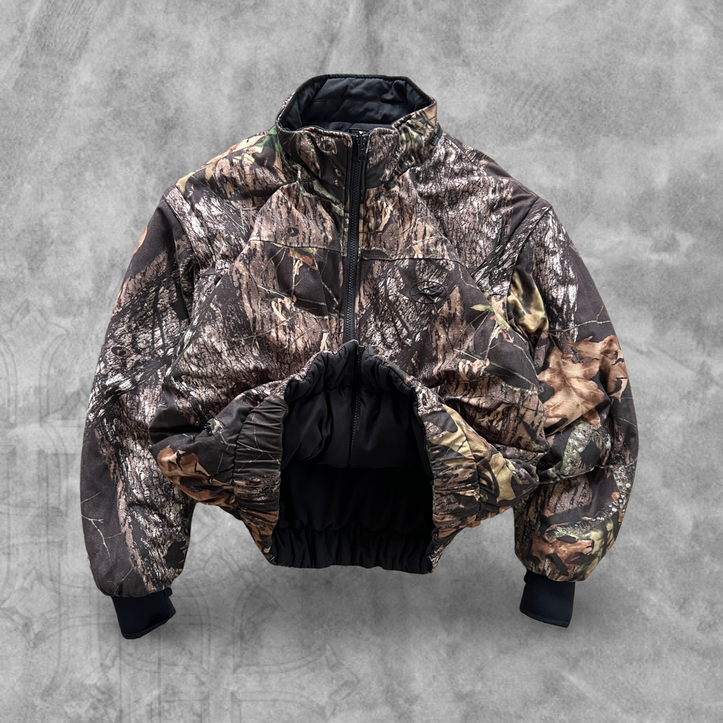 Realtree Camo Redhead Reversible Bomber Jacket 1990s (L)