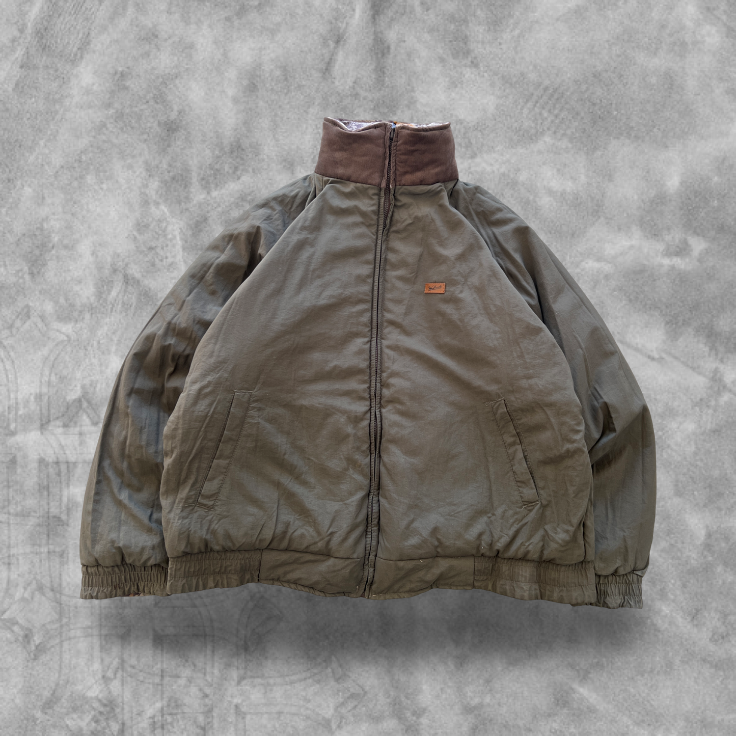 Woodland Camo Reversible Woolrich Jacket 1990s (XL)