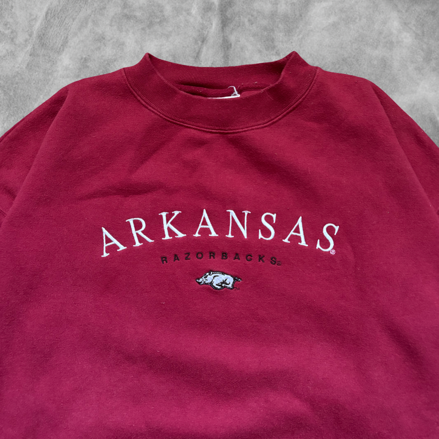 Red Arkansas Sweatshirt 1990s (XL)