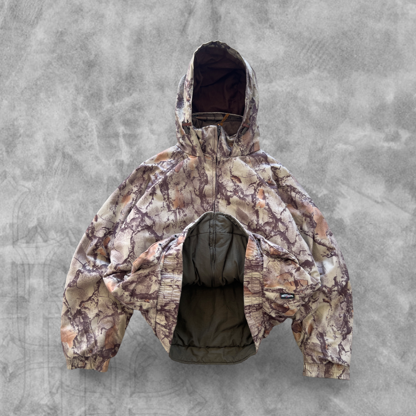 Woodland Camo Reversible Woolrich Jacket 1990s (XL)