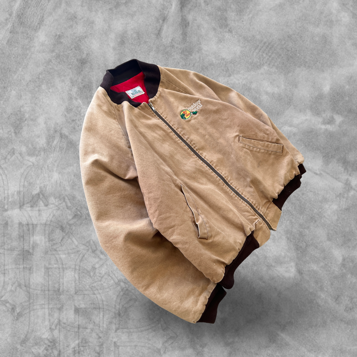 Faded Camel Bass Pro Jacket 1990s (XL)