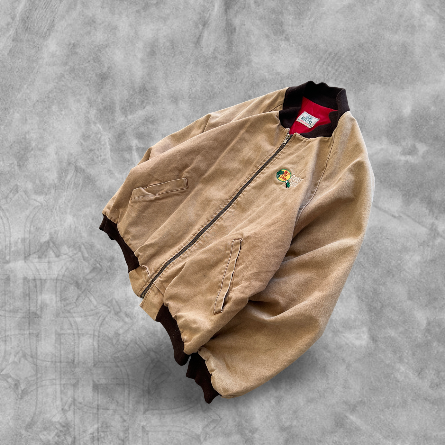 Faded Camel Bass Pro Jacket 1990s (XL)