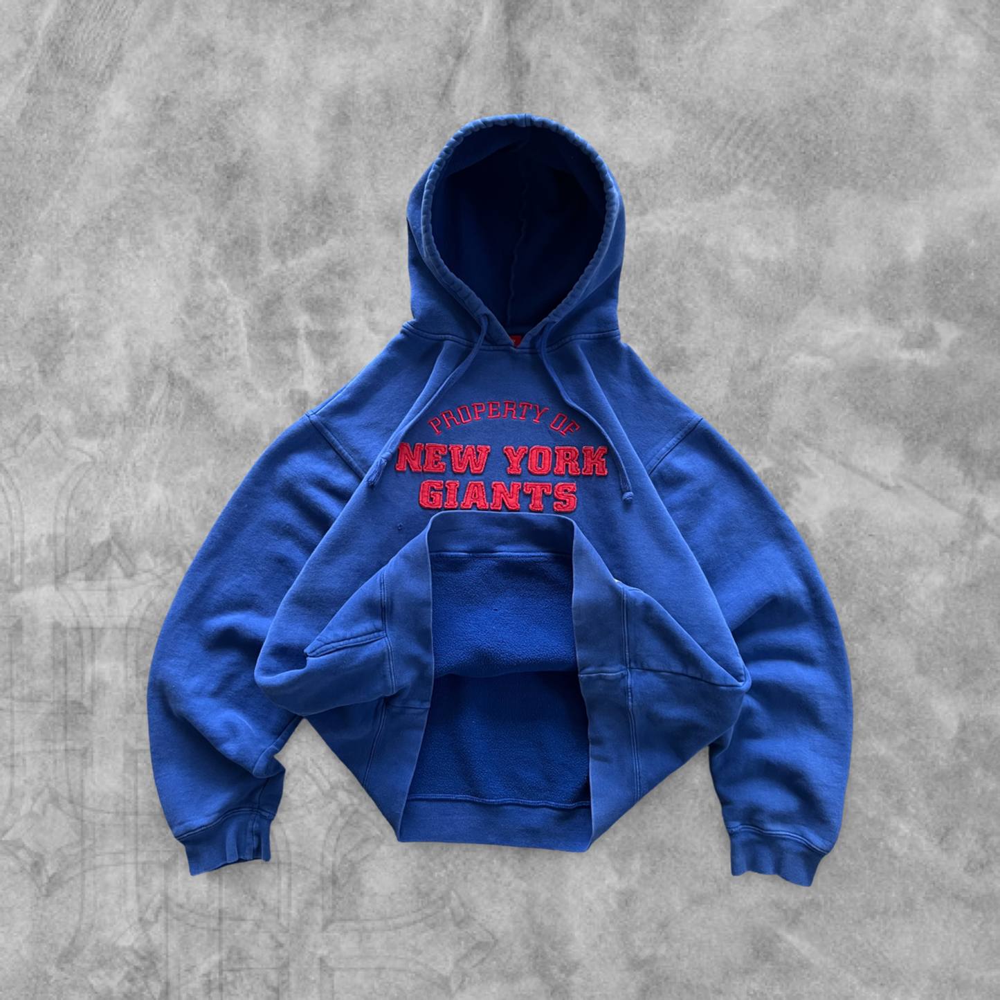 Royal Blue New York Giants Hoodie 1990s (M)