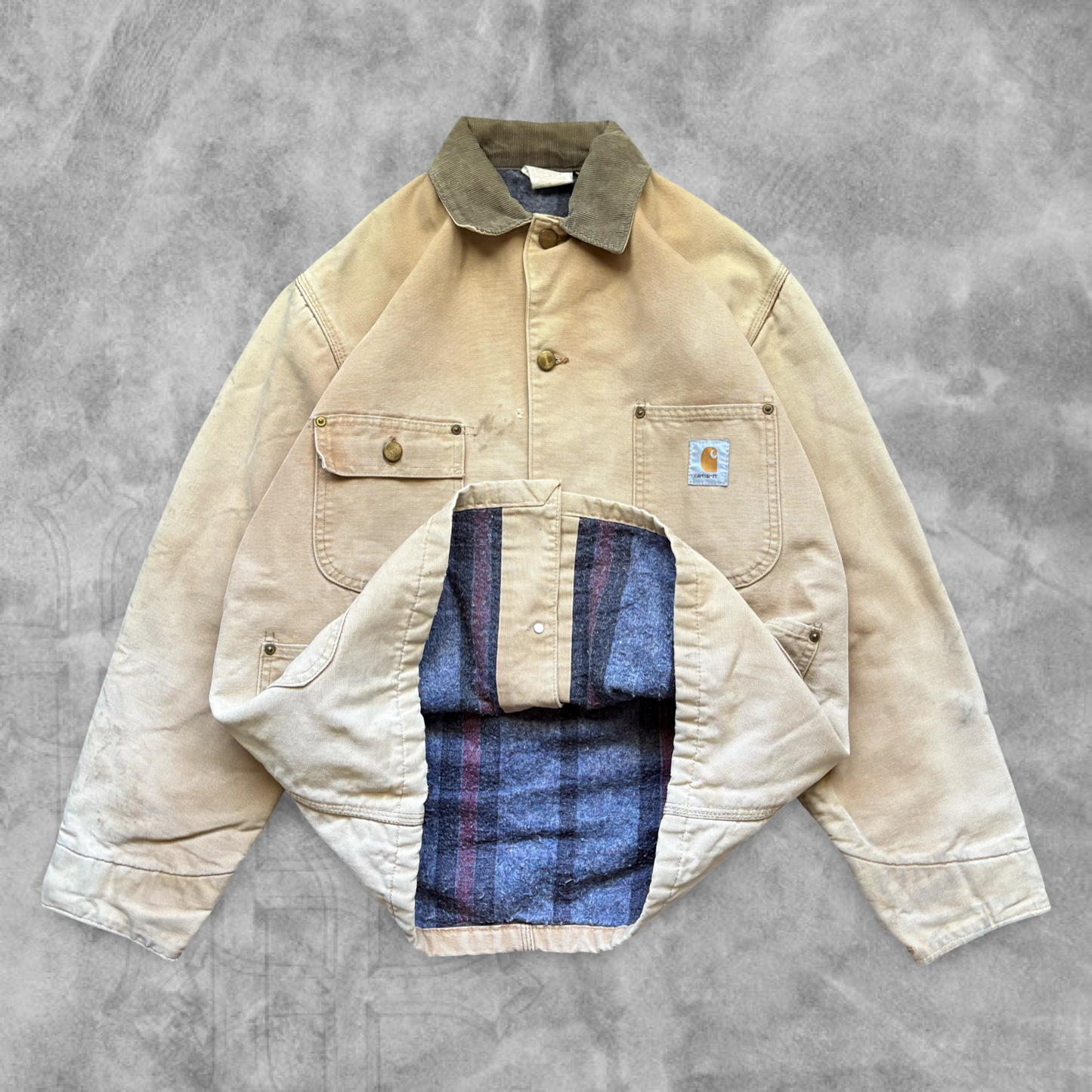 Tan Carhartt Chore Jacket 1990s (L)