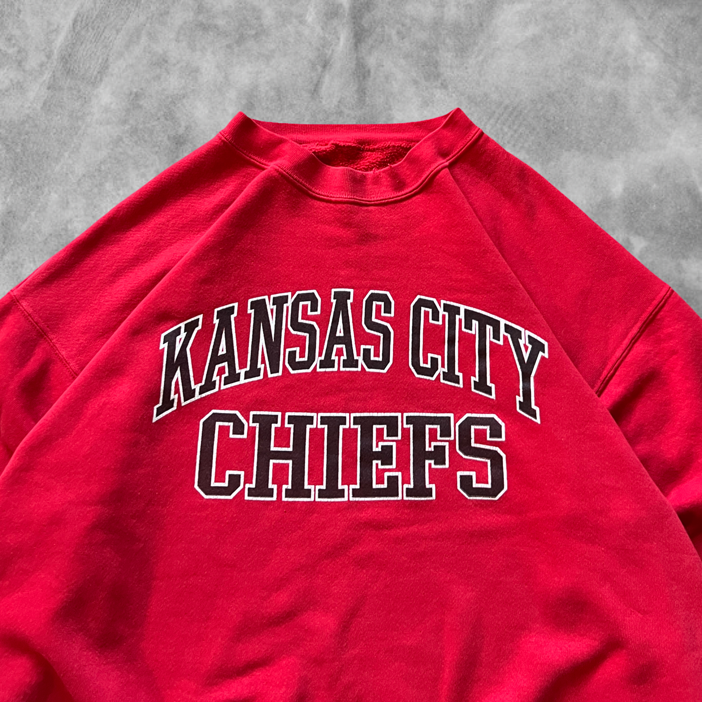Red Kansas City Chiefs Sweatshirt 1990s (L)