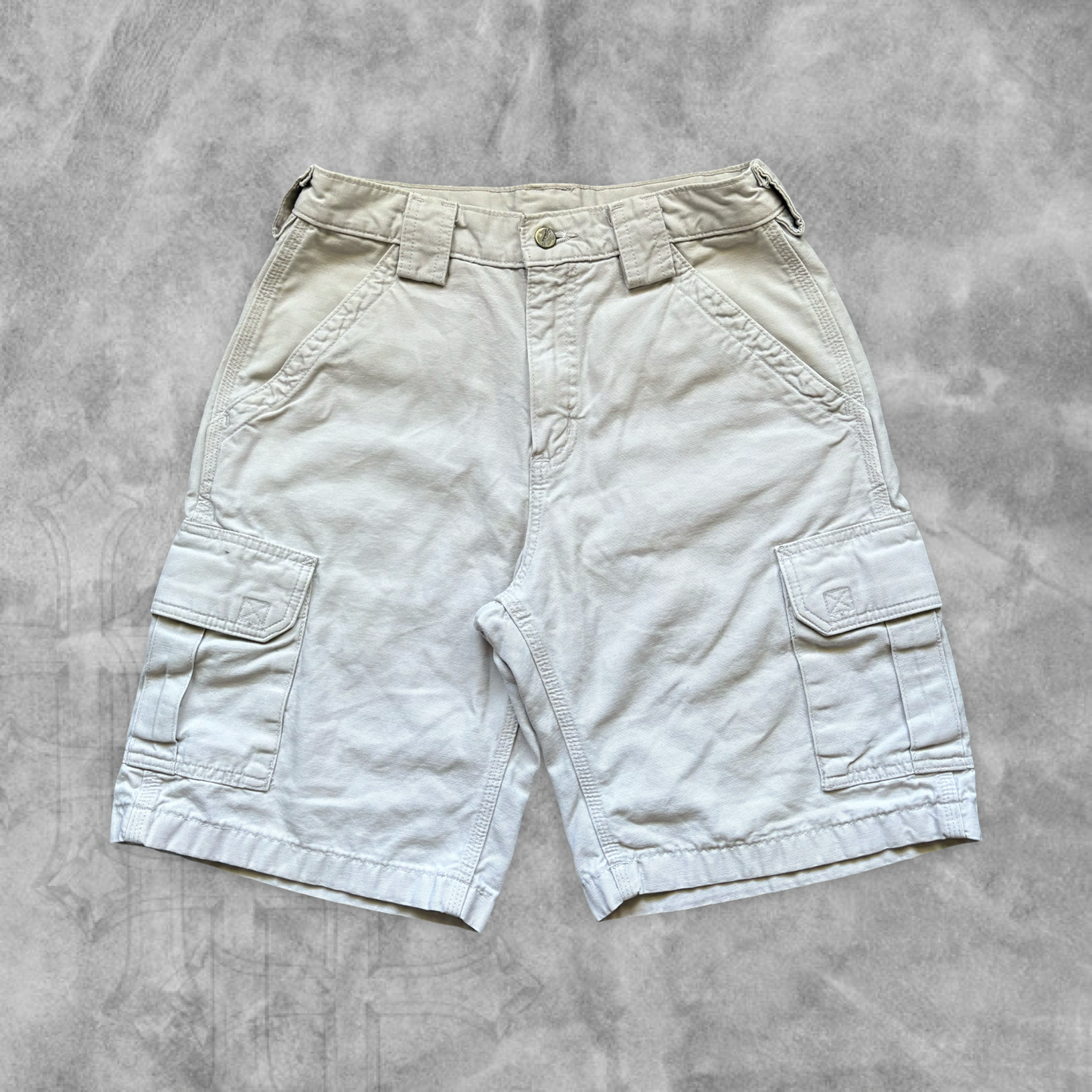 White Carhartt Carpenter Shorts 2000s (30)
