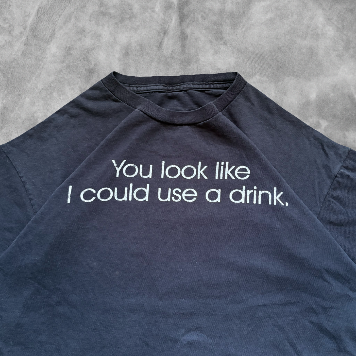 Black I Could Use A Drink Shirt 1990s (L)