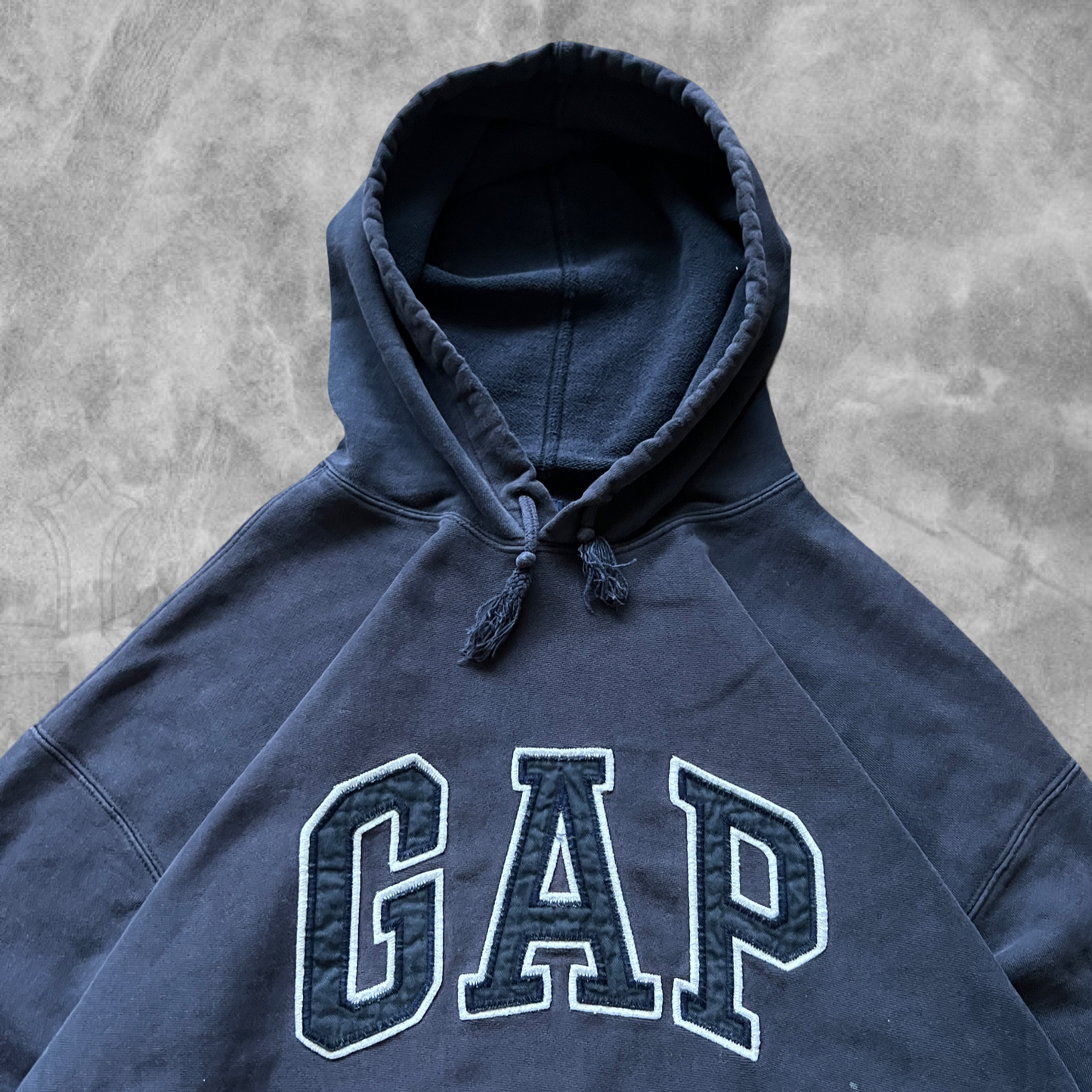 Navy Blue Gap Hoodie 2000s (XL)