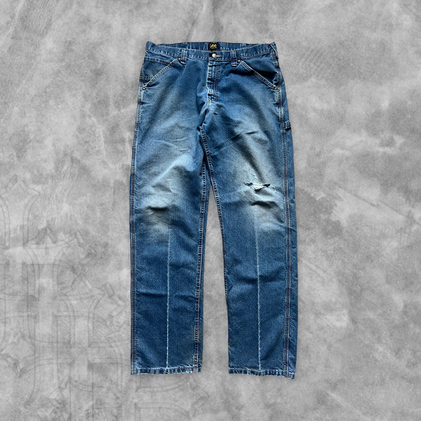 Faded Denim Lee Carpenter Pants 2000s (36x34)