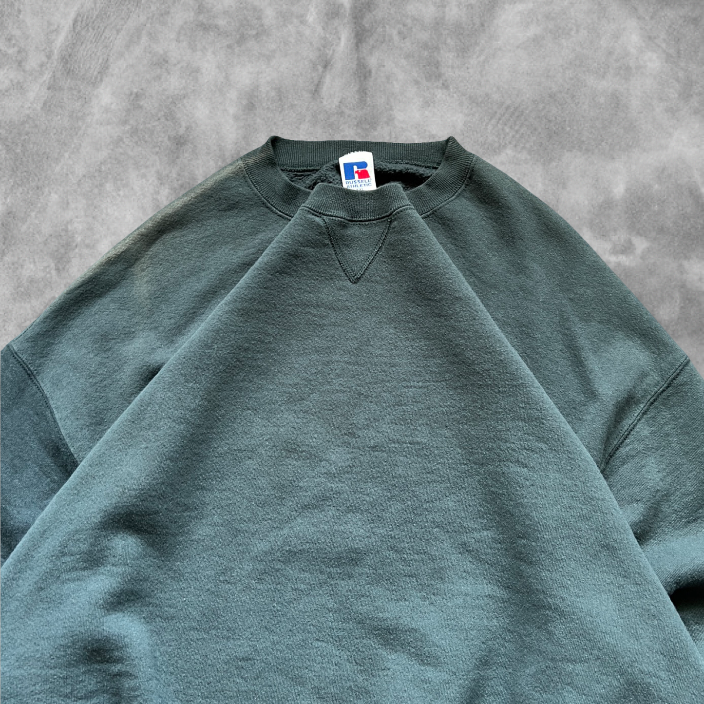 Hunter Green Russell Athletic Sweatshirt 1990s (XXL)