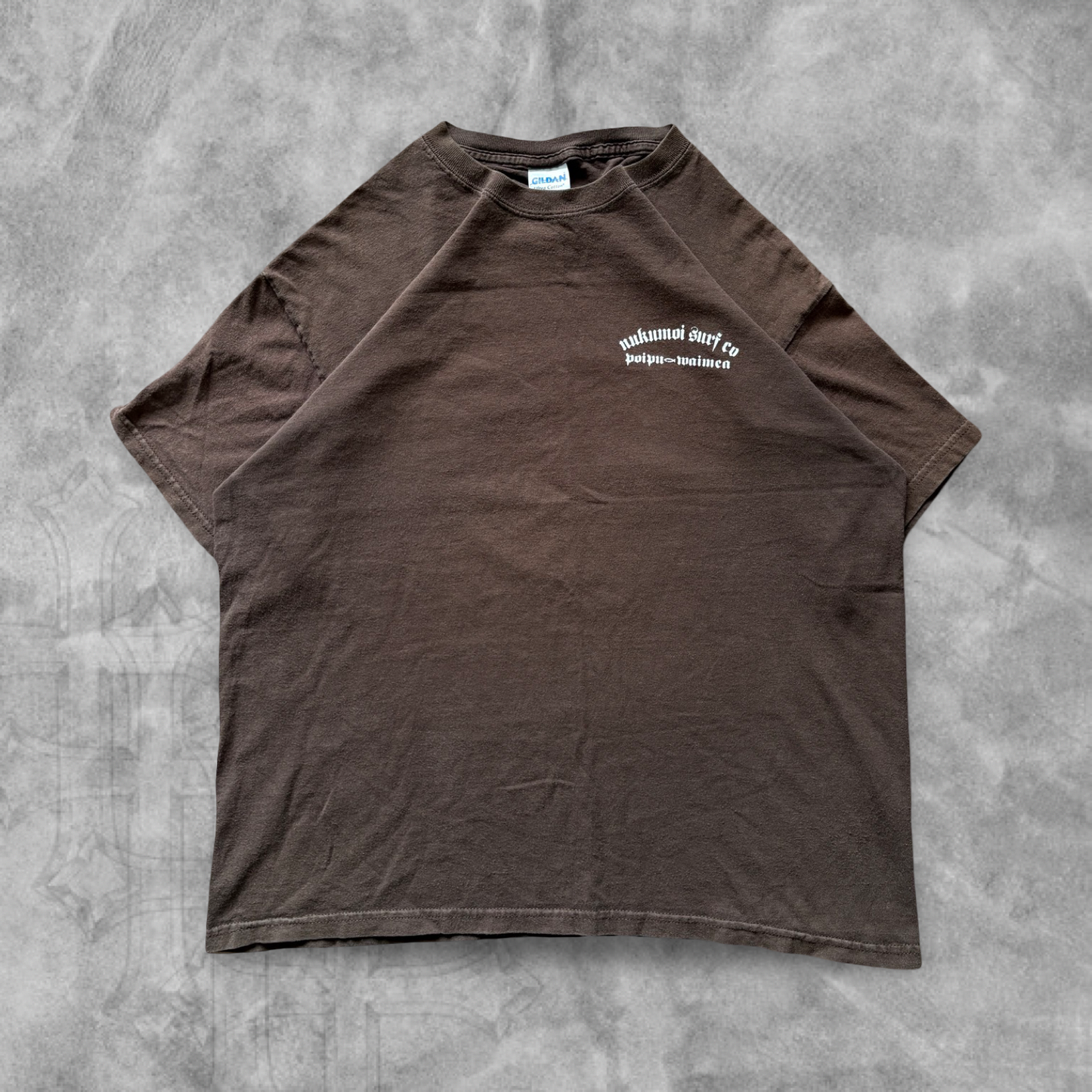 Brown Nukumoi Surf Co. Shirt 2000s (L)
