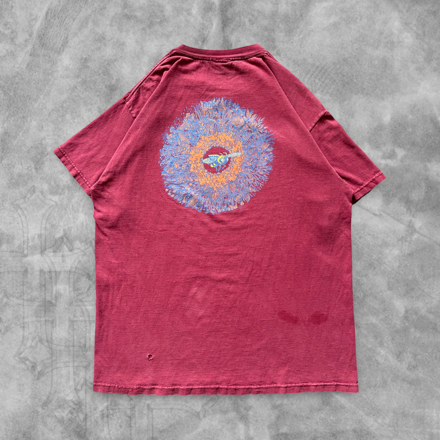 Maroon Pollock Phish Shirt 1990s (XL)