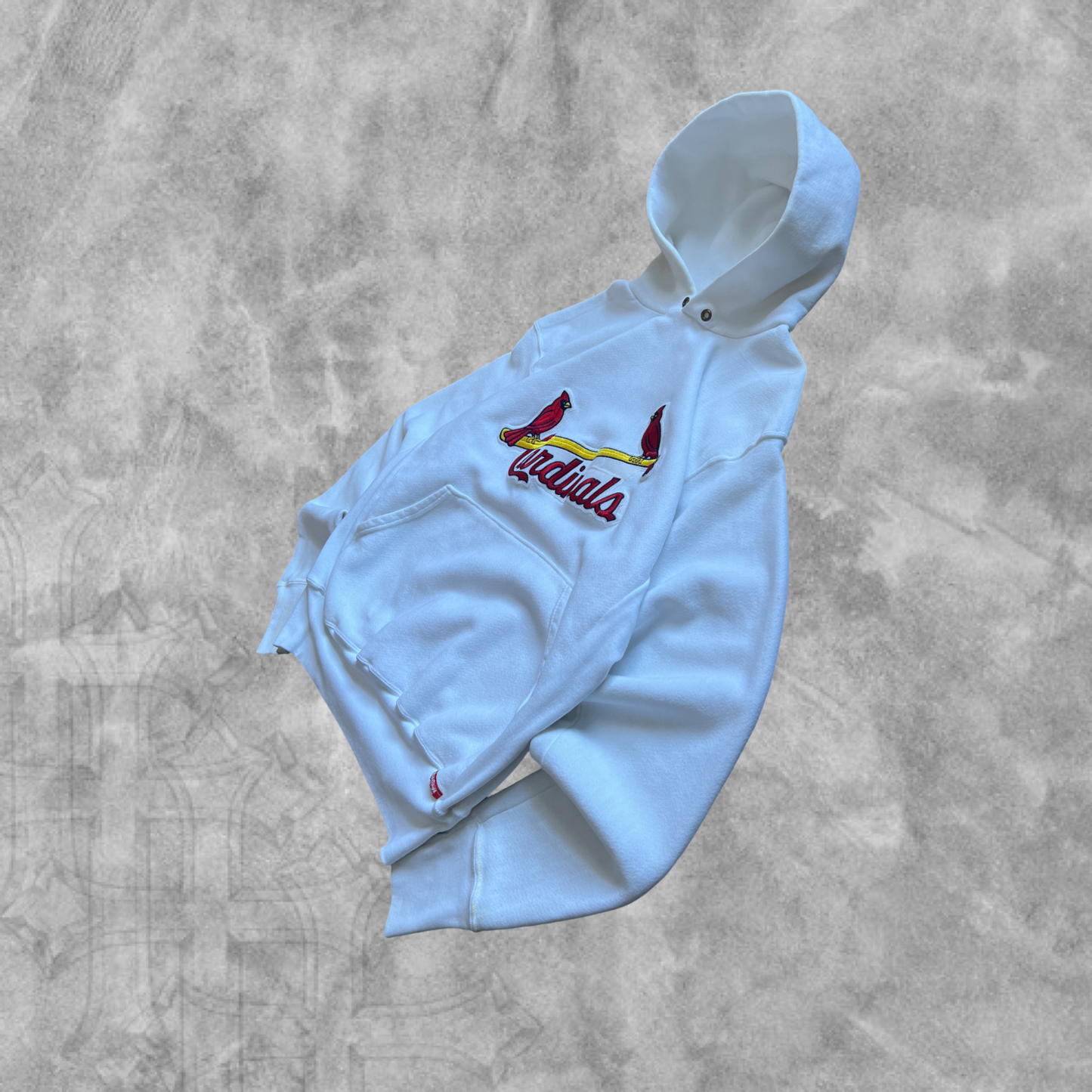 White Saint Louis Cardinals Hoodie 1990s (L)