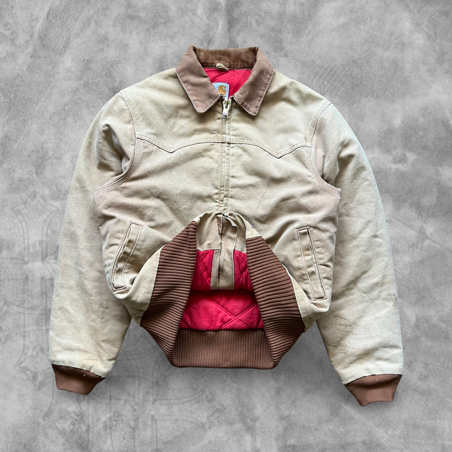 Tan Carhartt Santa Fe Jacket 1990s (L)