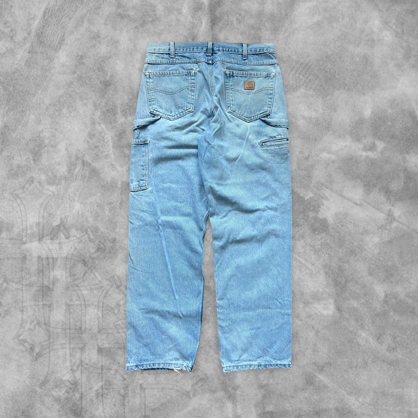 Faded Denim Carhartt Carpenter Jeans 2000s (34x30)